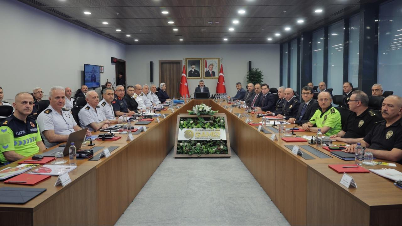 İçişleri Bakanlığı'nda NATO Zirvesi öncesinde alınan tedbirler değerlendirildi