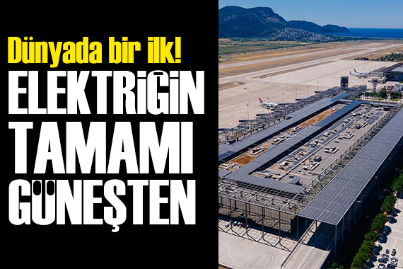Dünyada bir ilk: Elektrik ihtiyacının tamamını güneşten karşıladı
