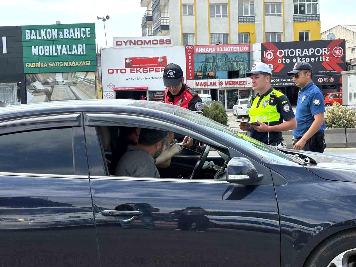 NATO zirvesi kapsamında Ankara'daki trafik denetimleri devam ediyor