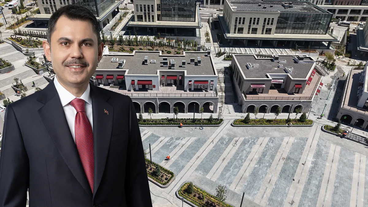 Bakan Kurum: 'Sağlam yuvaların ardından çarşı ve meydanlarımızı da tamamlıyoruz'