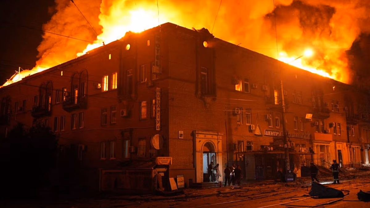 Rus İHA saldırısında Zaporijya'da bir kişi öldü