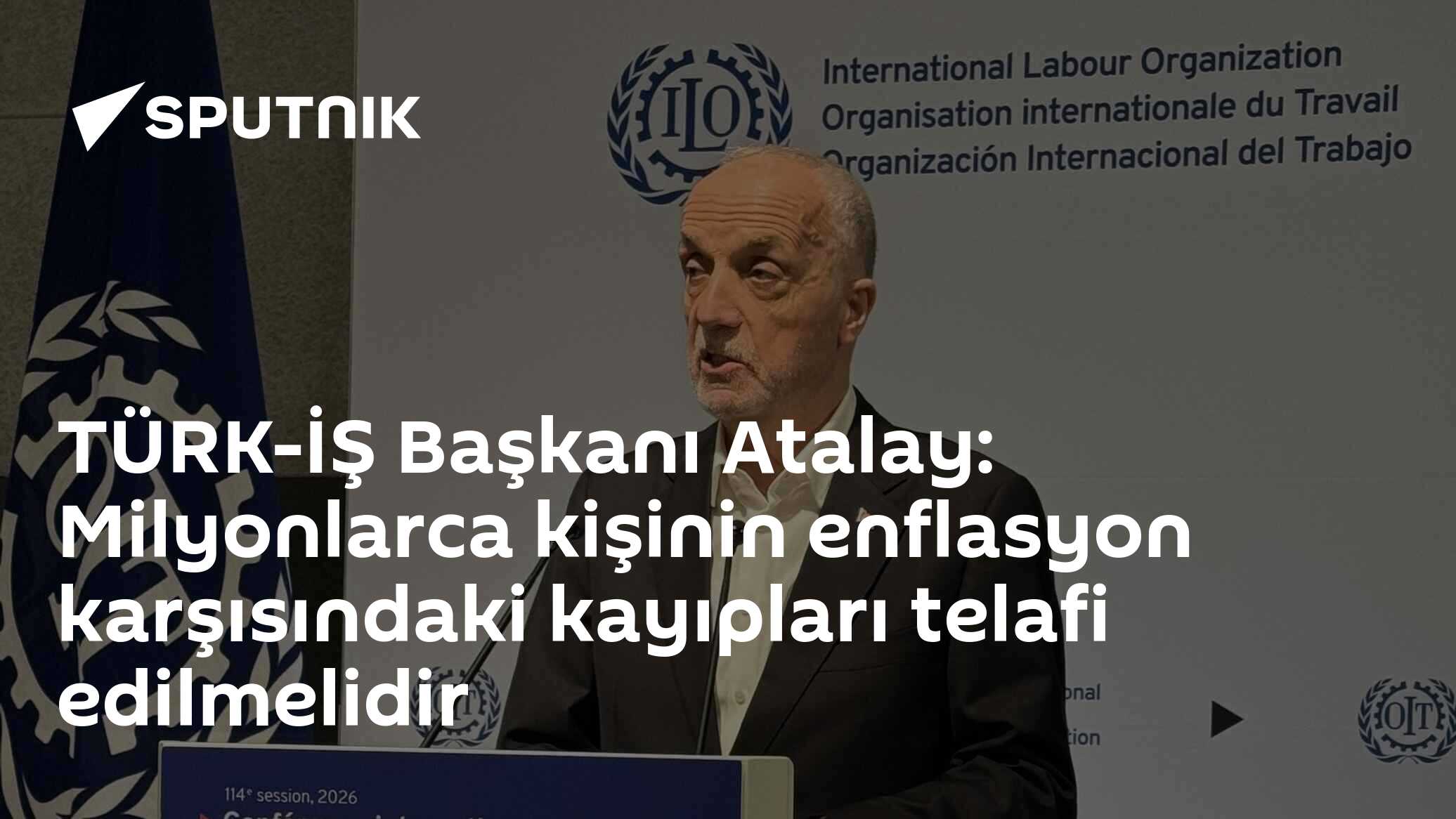 TÜRK-İŞ Başkanı Atalay: Milyonlarca kişinin enflasyon karşısındaki kayıpları telafi edilmelidir