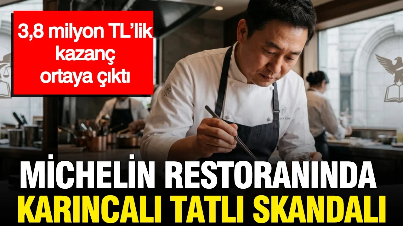 Michelin restoranında karıncalı tatlı skandalı: 3,8 milyon TL’lik kazanç ortaya çıktı