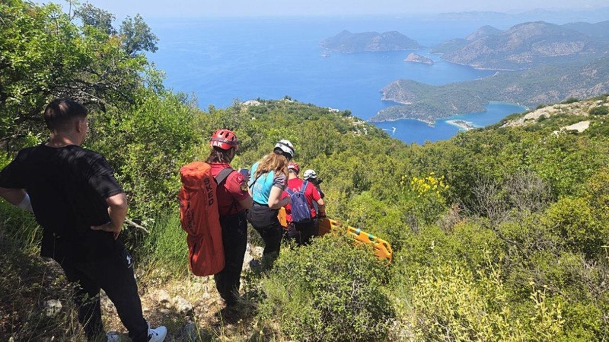 Muğla Fethiye'de korkutan anlar! Yamaç paraşütü kazasında 2 kişi yaralandı