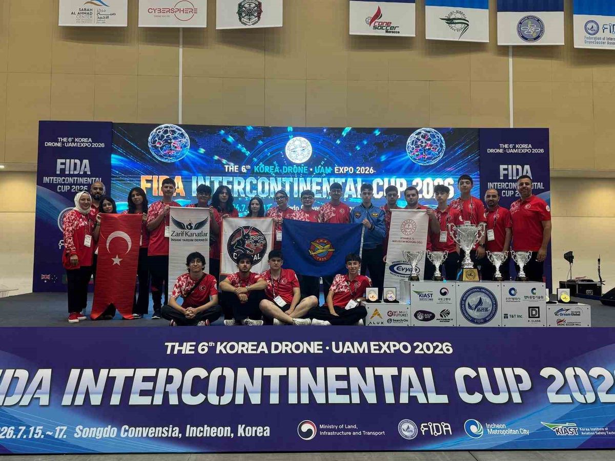 Türk Drone Futbol Takımı Güney Kore'de Yarışıyor
