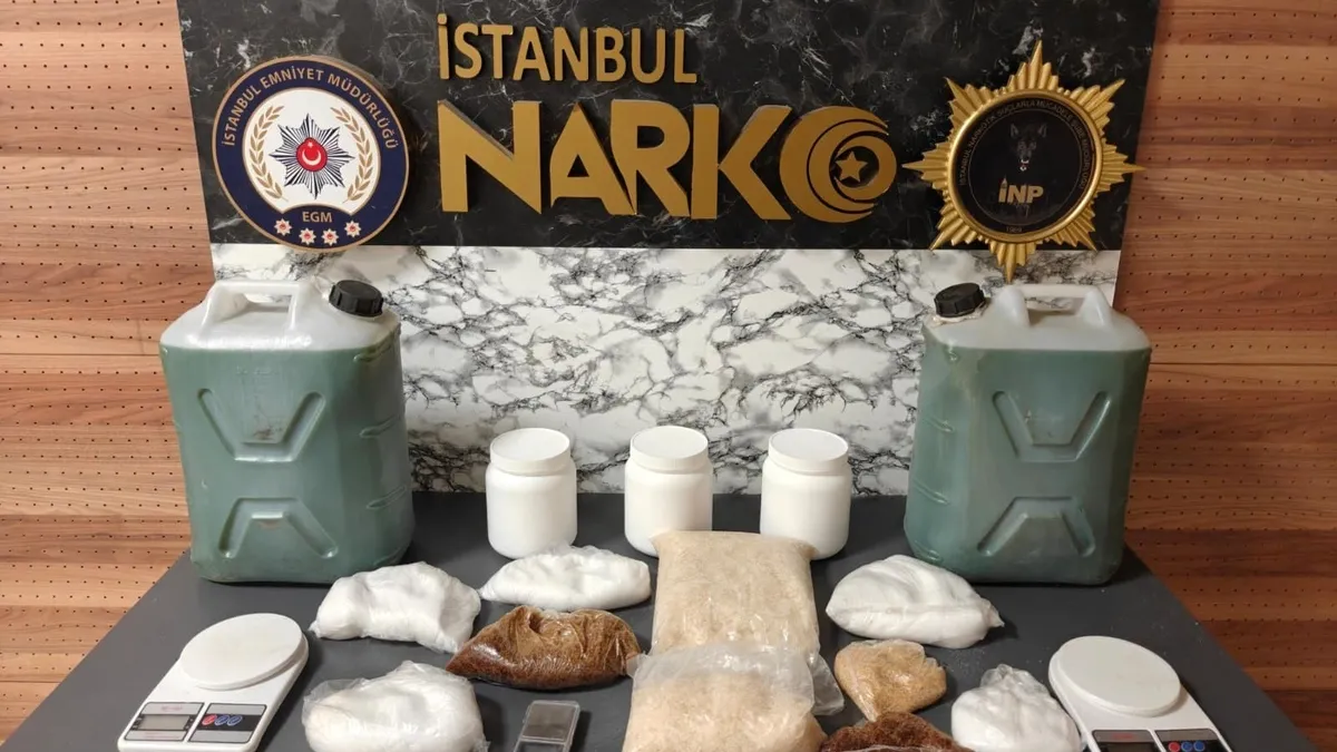 İstanbul’da narkotik operasyonu: 49 kilo uyuşturucu bulundu