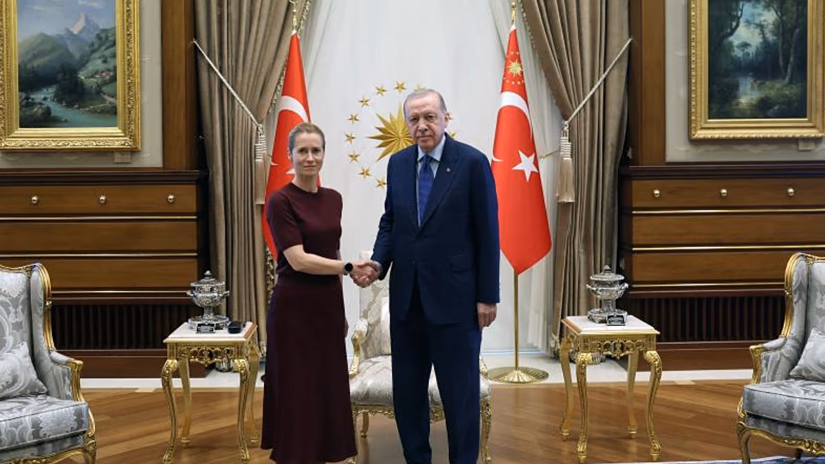 Cumhurbaşkanı Erdoğan, NATO zirvesi öncesi AB yetkililerini kabul etti