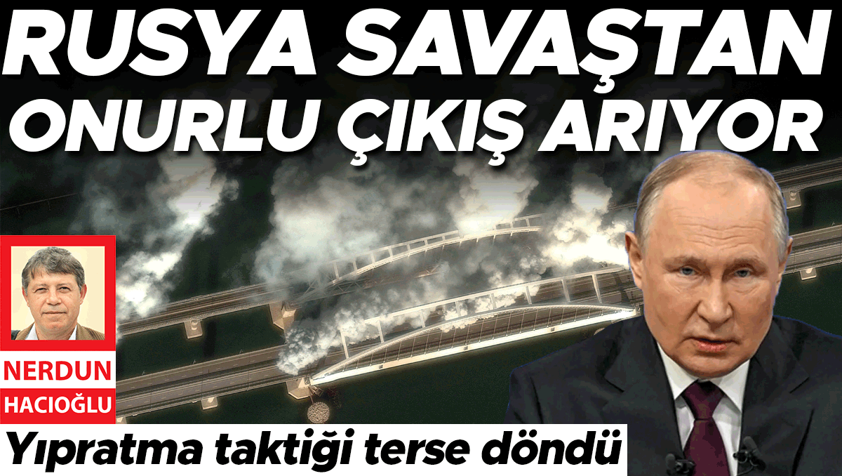 Rusya savaştan onurlu çıkış arıyor... Yıpratma taktiği terse döndü