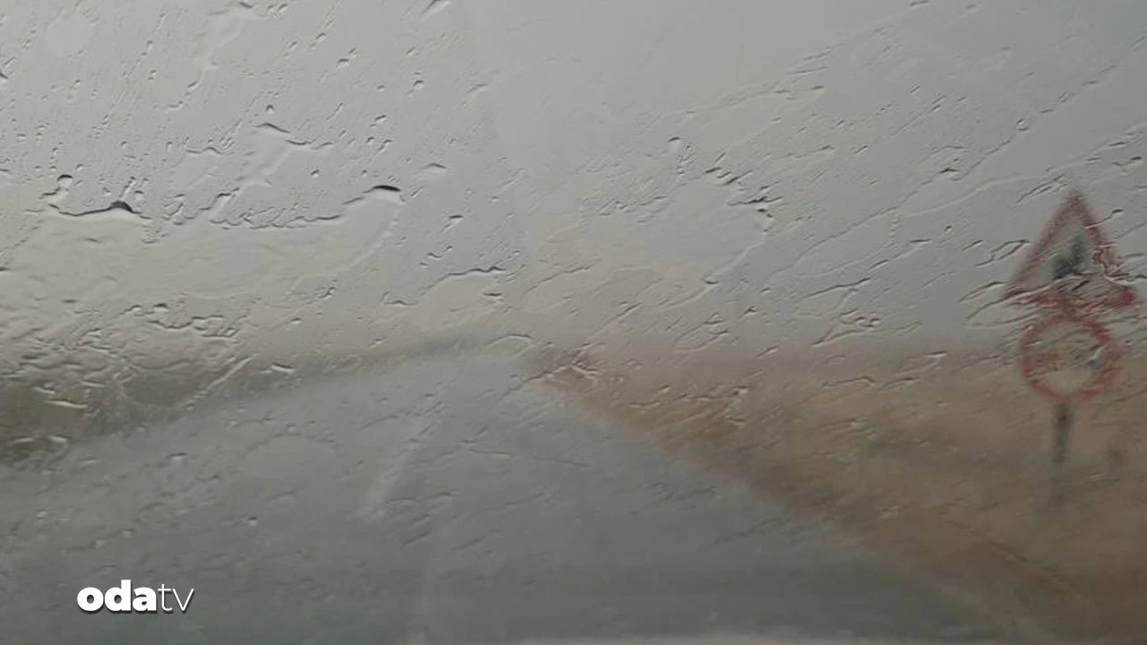 Tekirdağ'da şiddetli yağış: Göz gözü görmedi