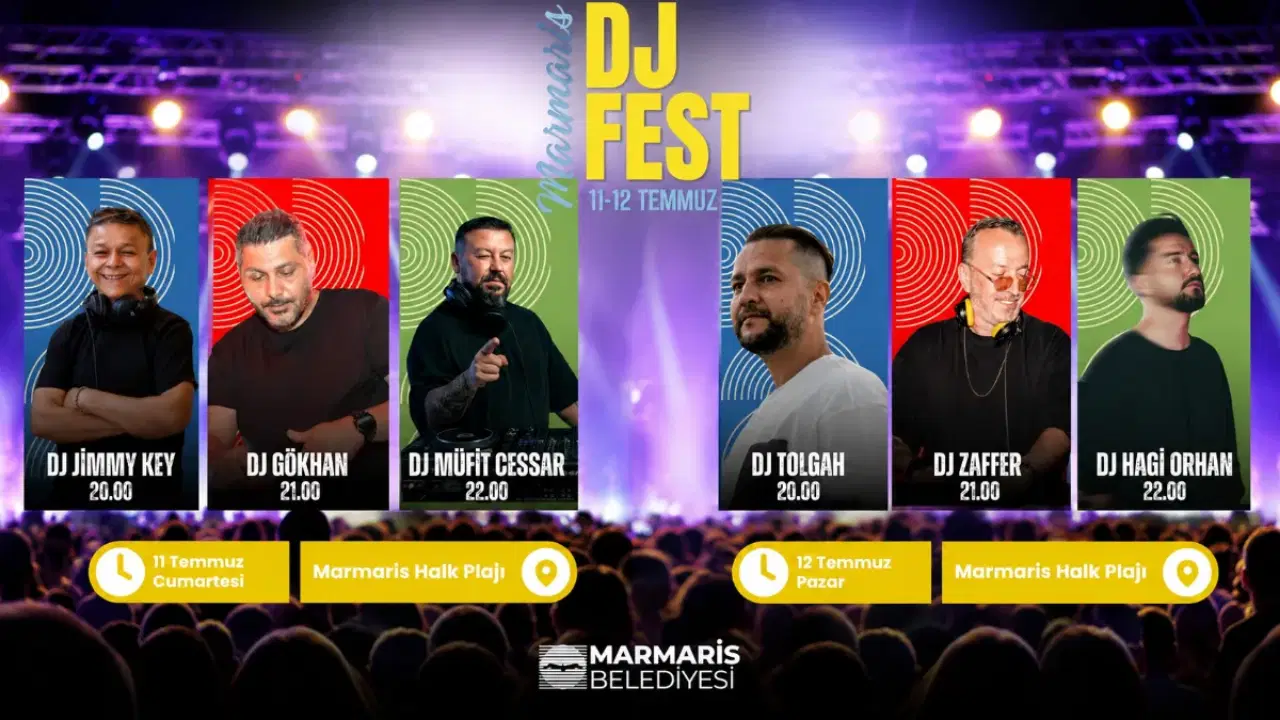 Marmaris'te yazın ritmi DJ Fest ile yükselecek