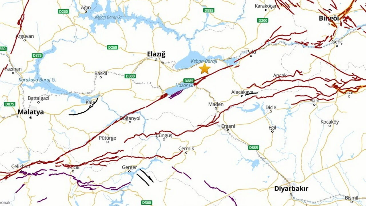 Elazığ'da korkutan deprem