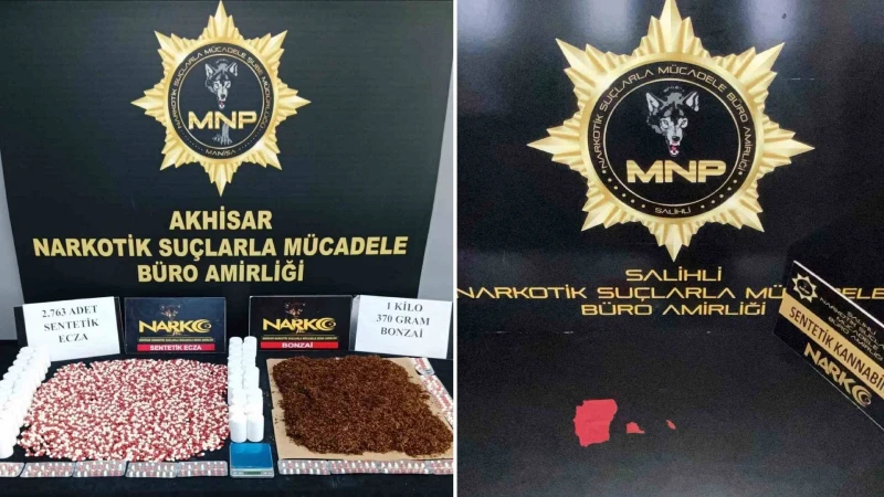 Manisa’da uyuşturucu operasyonu: 21 tutuklama