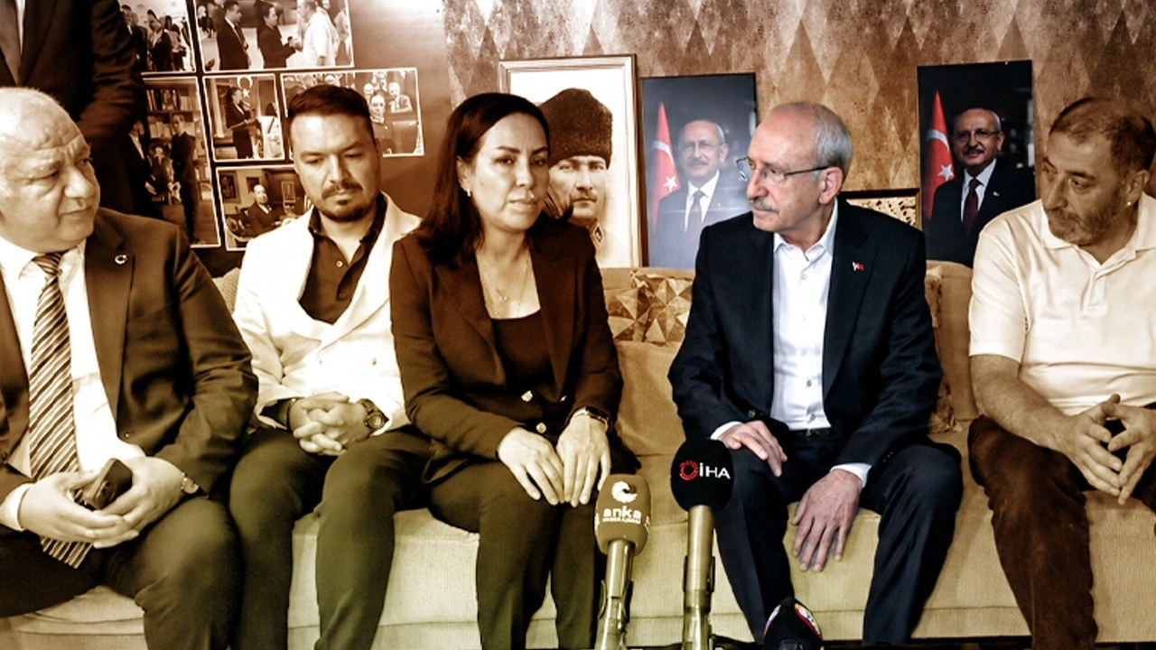Kılıçdaroğlu yine çarşı pazar gezemedi! Kendi resimleriyle süslenmiş ofis ziyaretine esnaf ziyareti dedi