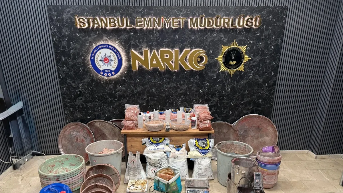 11.5 ton zehir imal edeceklerdi… Ham maddelerle yakalandılar