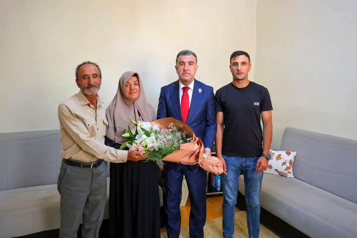 Bayburt'ta 15 Temmuz gazileri ziyaret edildi