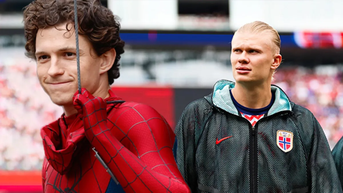 Tom Holland canlı yayında itiraf etti! Futbolcu Erling Haaland’dan yediği görüldüyü böyle anlattı: Bahane bile yok