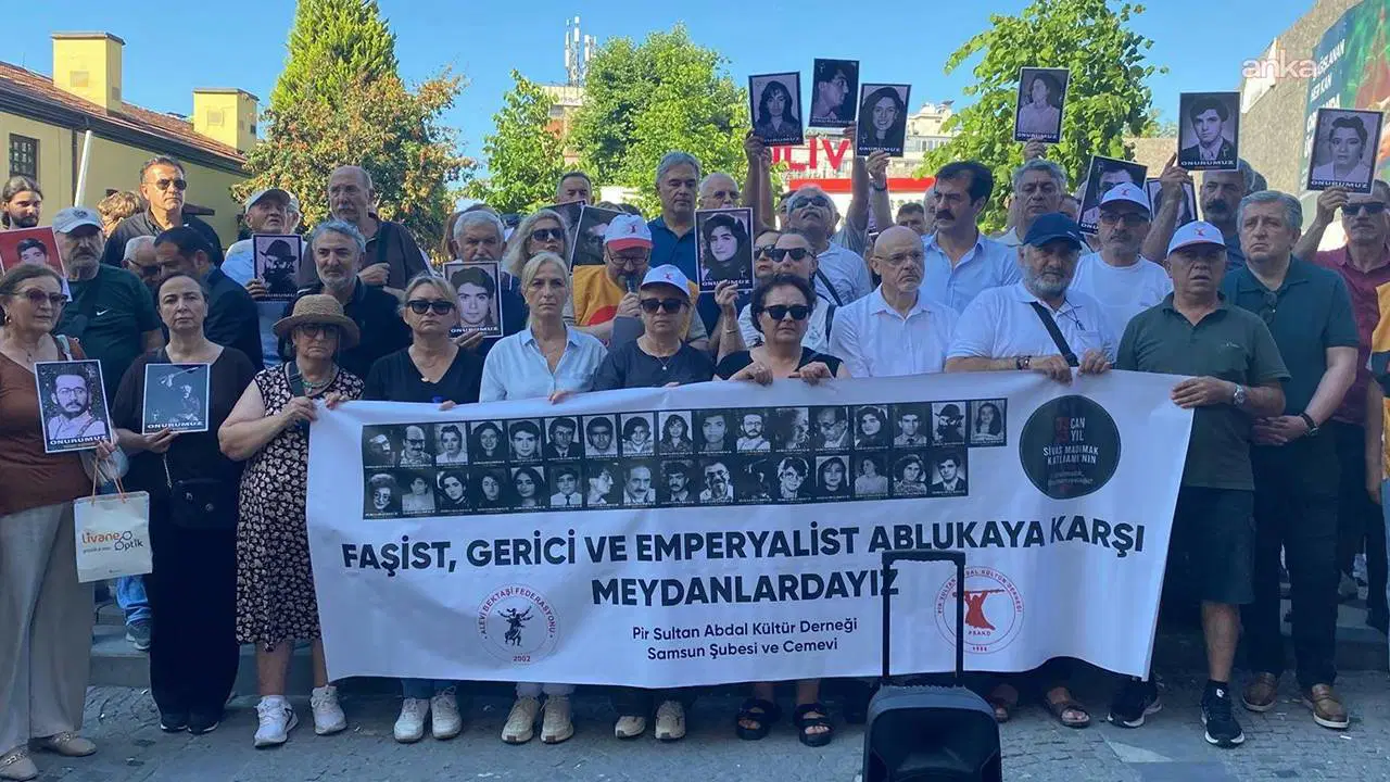 Samsun’da Madımak için adalet çağrısı: ‘Sivas davası biz bitti demeden bitmez’
