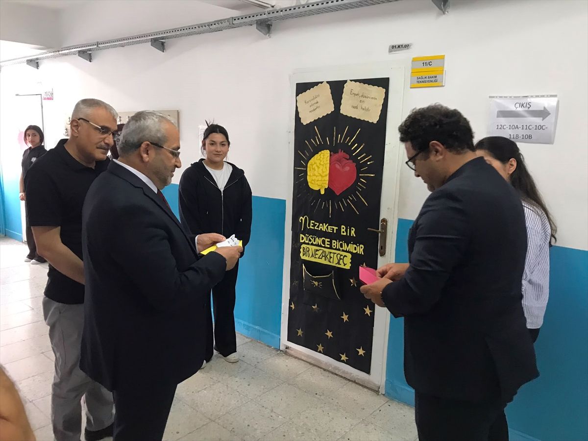 Çorum'da "Okulumda Nezaket Var Projesi" uygulandı