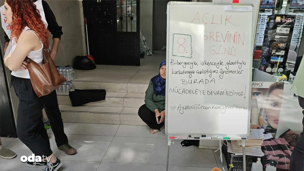Öğretmenlerin açlık grevi sekizinci gününde: 'Dönüş yok'