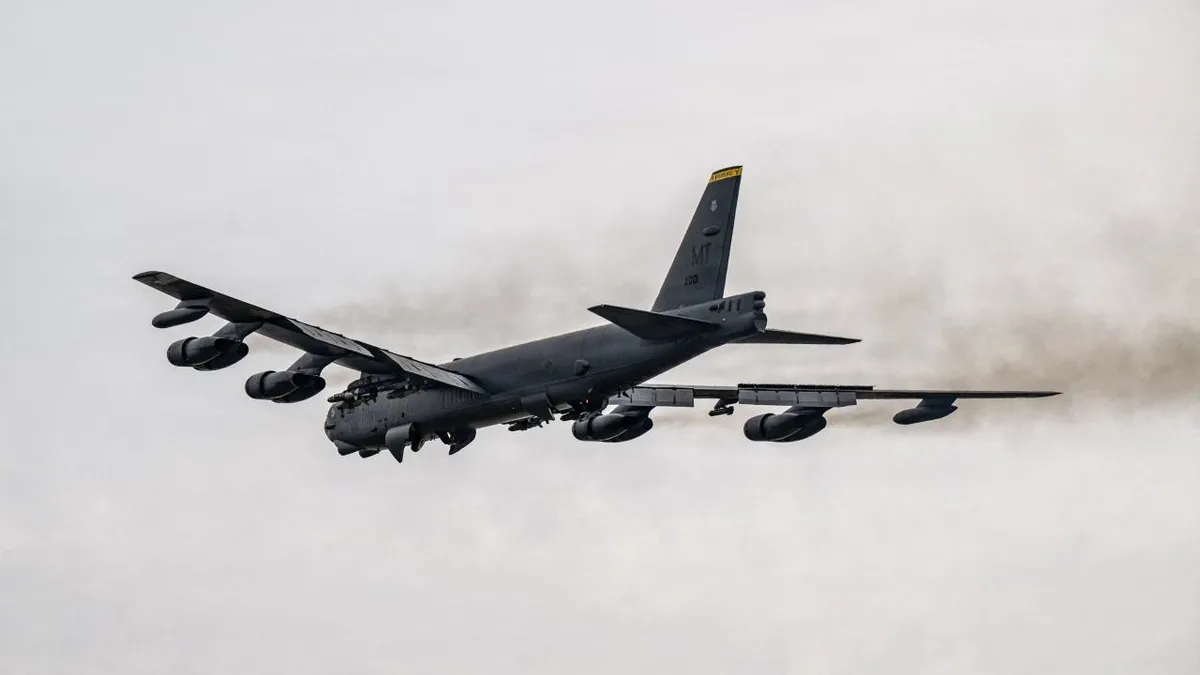 ABD basını duyurdu: ABD'ye ait B-52 bombardıman uçağı düştü! Kurtulan yok…