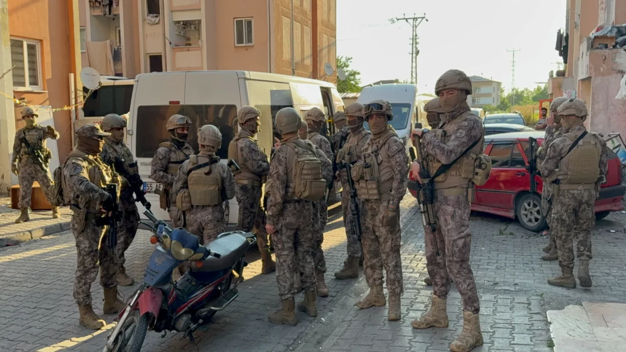 Samsun merkezli 7 ilde operasyon: 67 şüpheli gözaltına alındı