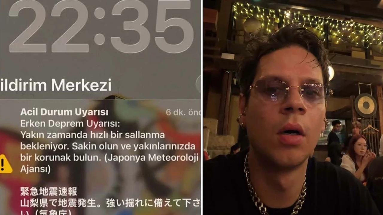 Ünlü şarkıcı, Japonya’da depreme yakalandı! O anları saniye saniye paylaştı! O detay gözden kaçmadı