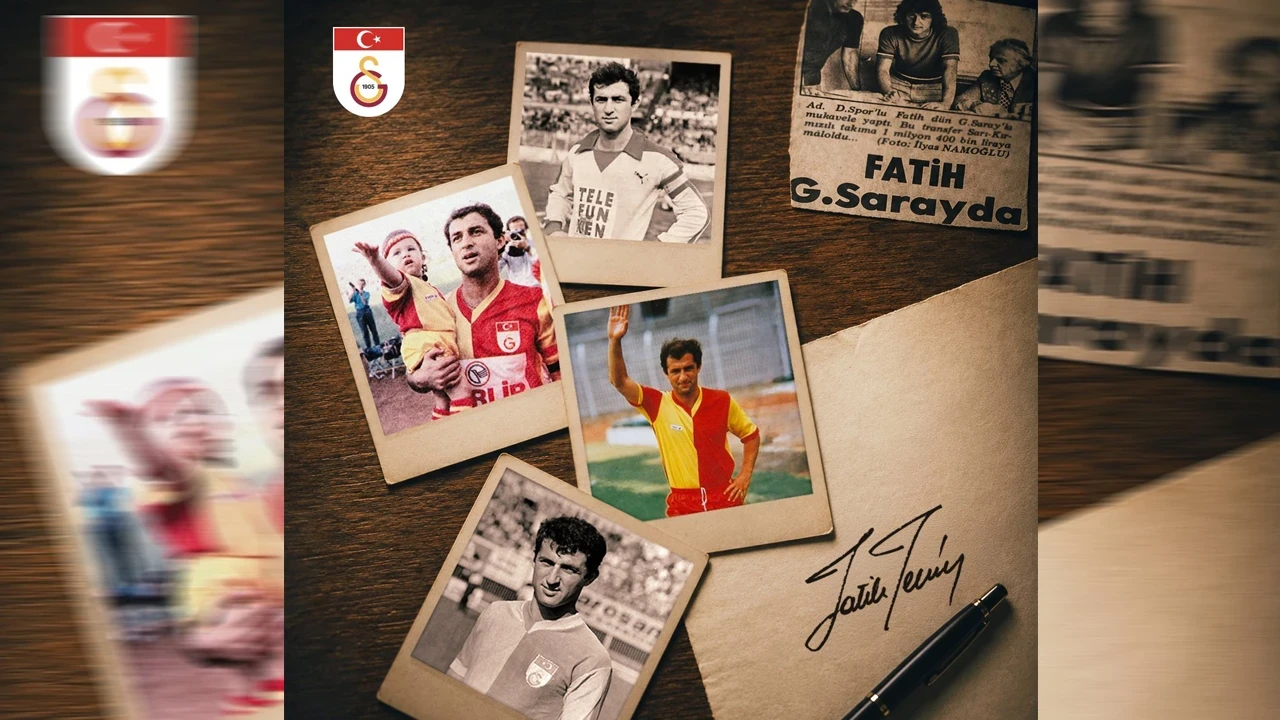 Galatasaray'dan Fatih Terim paylaşımı: İlk imzasının üzerinden 52 yıl geçti