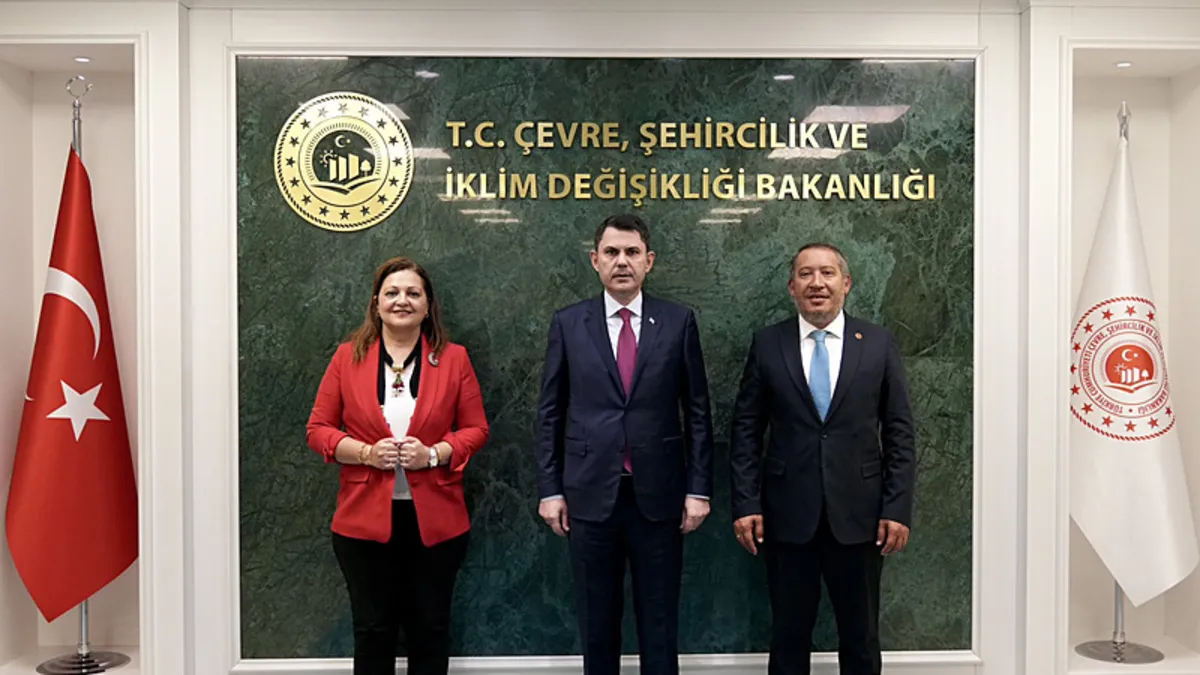 Bakan Kurum Burcu Köksal'ı kabul etti! Afyonkarahisar'a proje vurgusu