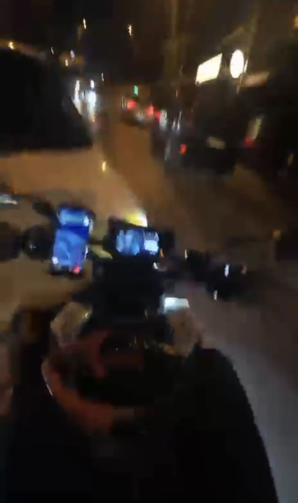 Kartal’da motosikletle otomobillin kafa kafaya çarpıştığı kaza kask kamerasında