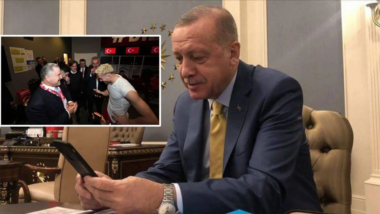 Cumhurbaşkanı Erdoğan'dan Türkiye'ye Paraguay maçı öncesi moral telefonu