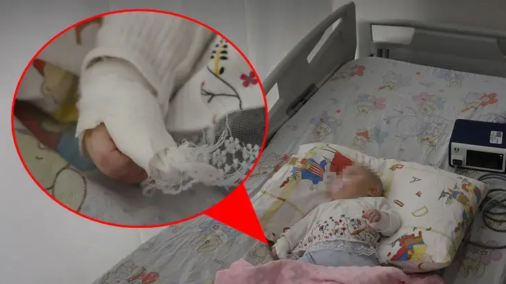 Hatay'da kan donduran olay! Serum yerine bebeğin parmağı kesildi