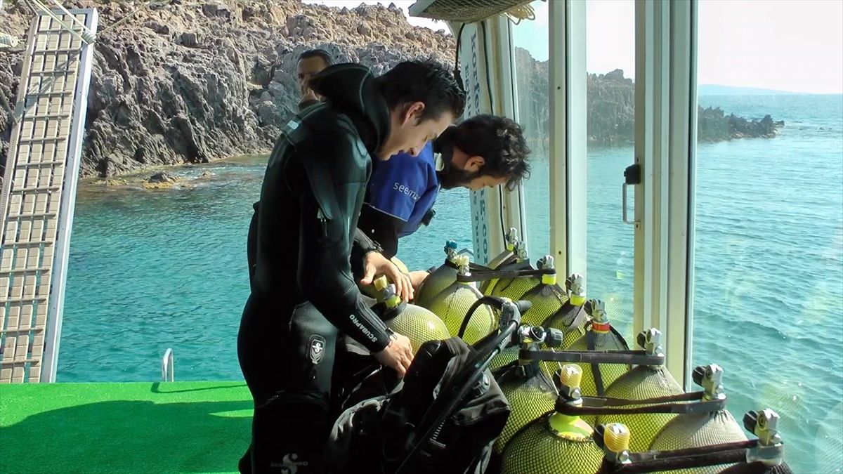 Ayvalık Ticaret Odası Başkanı Uçar, Yellice Adası Bizans batığının dalışa açılmasını değerlendirdi