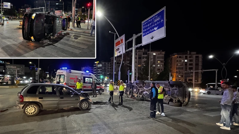 Otomobil ile SUV tipi araç kavşakta çarpıştı: 11 yaralı