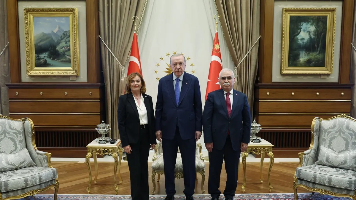 Başkan Erdoğan İspanya Anayasa Mahkemesi Başkanvekili’ni kabul etti
