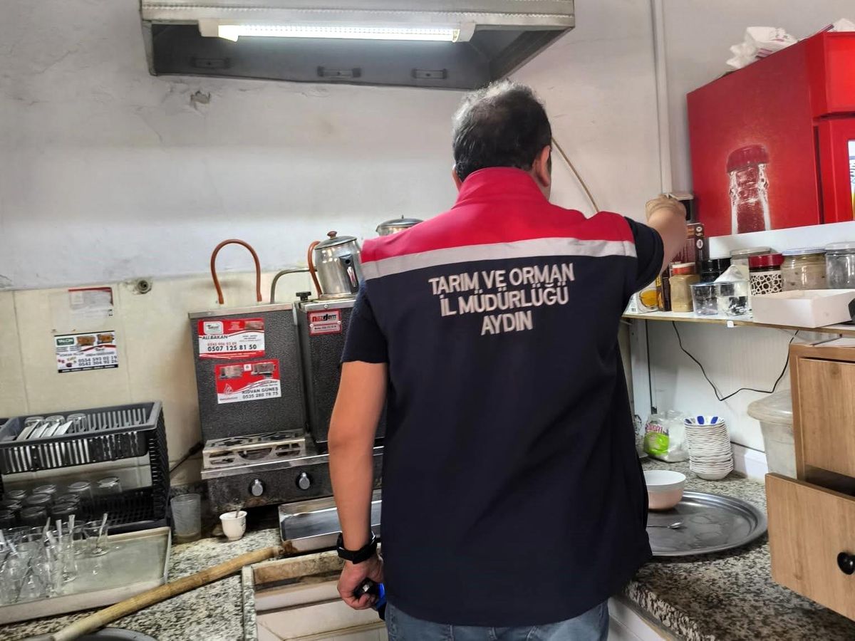Köşk'te çay ocakları ve marketlere gıda denetimi