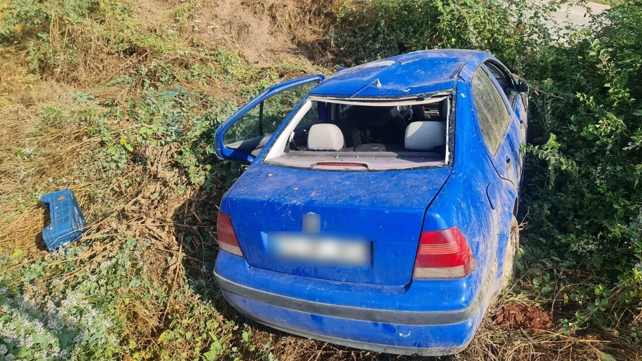 Direksiyon hakimiyetini kaybetti, yaralandı