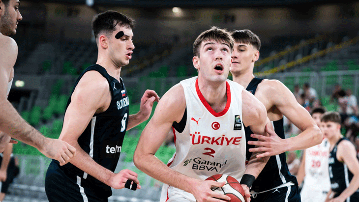 U20 Basketbol Milli Takımı, Slovenya'ya kaybetti