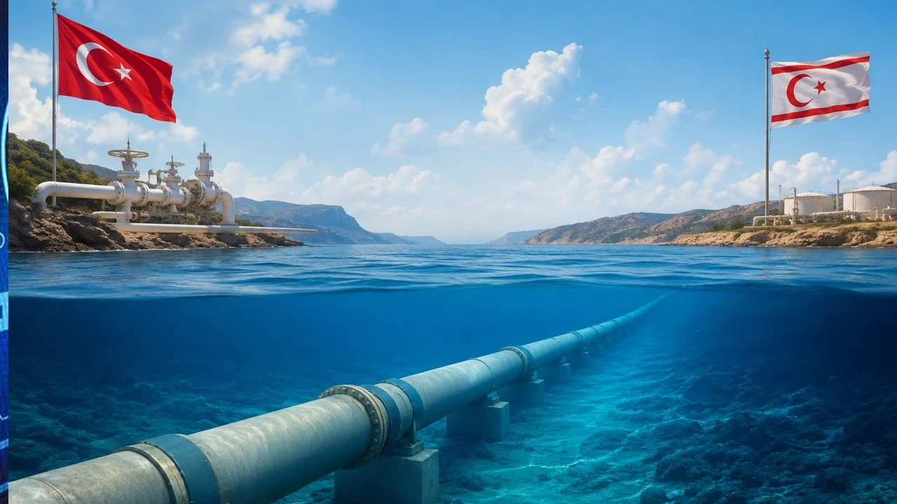 Türkiye'den KKTC'ye enerji köprüsü: 101 kilometrelik doğal gaz hattı yapılacak