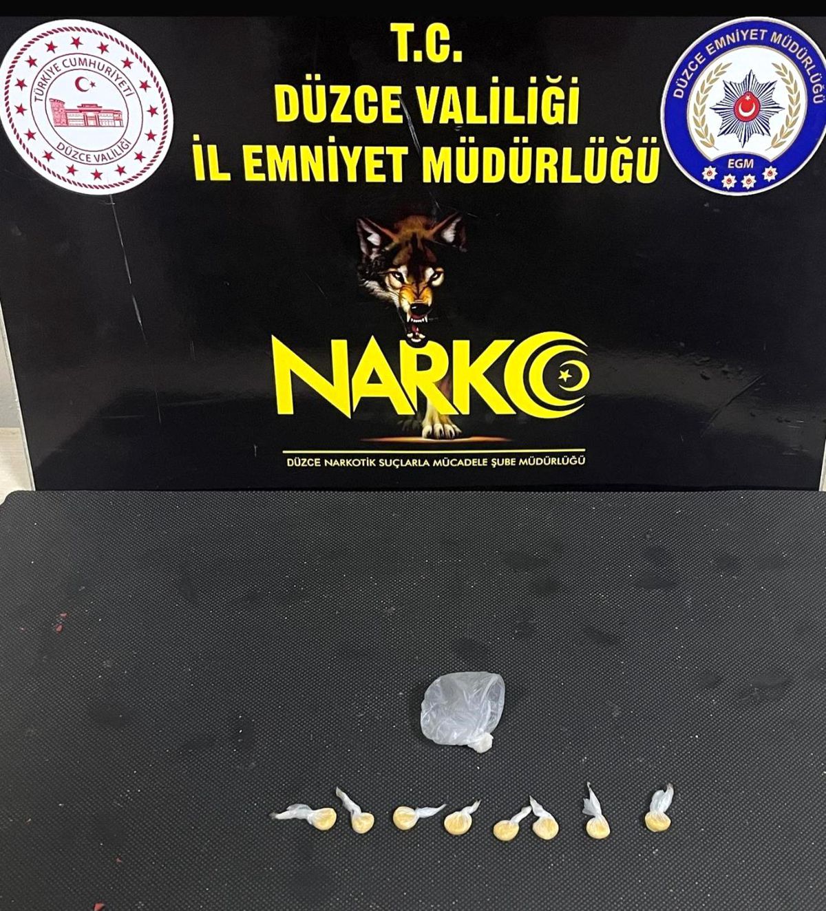 Düzce'de uyuşturucu taciri 1 şüpheli tutuklandı