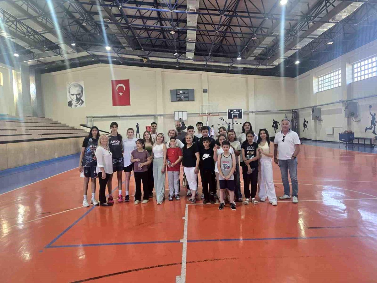 Basketbol ile eğlendiler