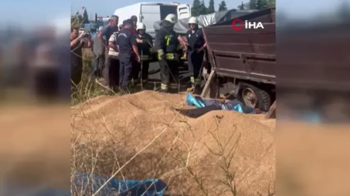 Tekirdağ'da korkunç kaza! Lastik değiştirmek isterken canından oldu: Tonlarca ağırlıktaki römork üzerine devrildi!