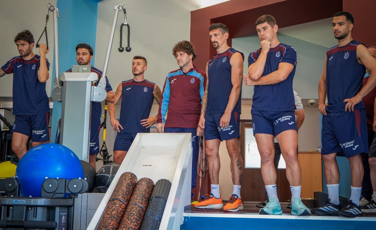 Trabzonspor'da kuvvet çalıştı