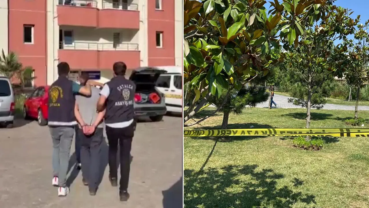 Boşanma aşamasındaki eşini boğazından bıçakladı: Saldırgan erkeğin kaçma anları görüntülendi