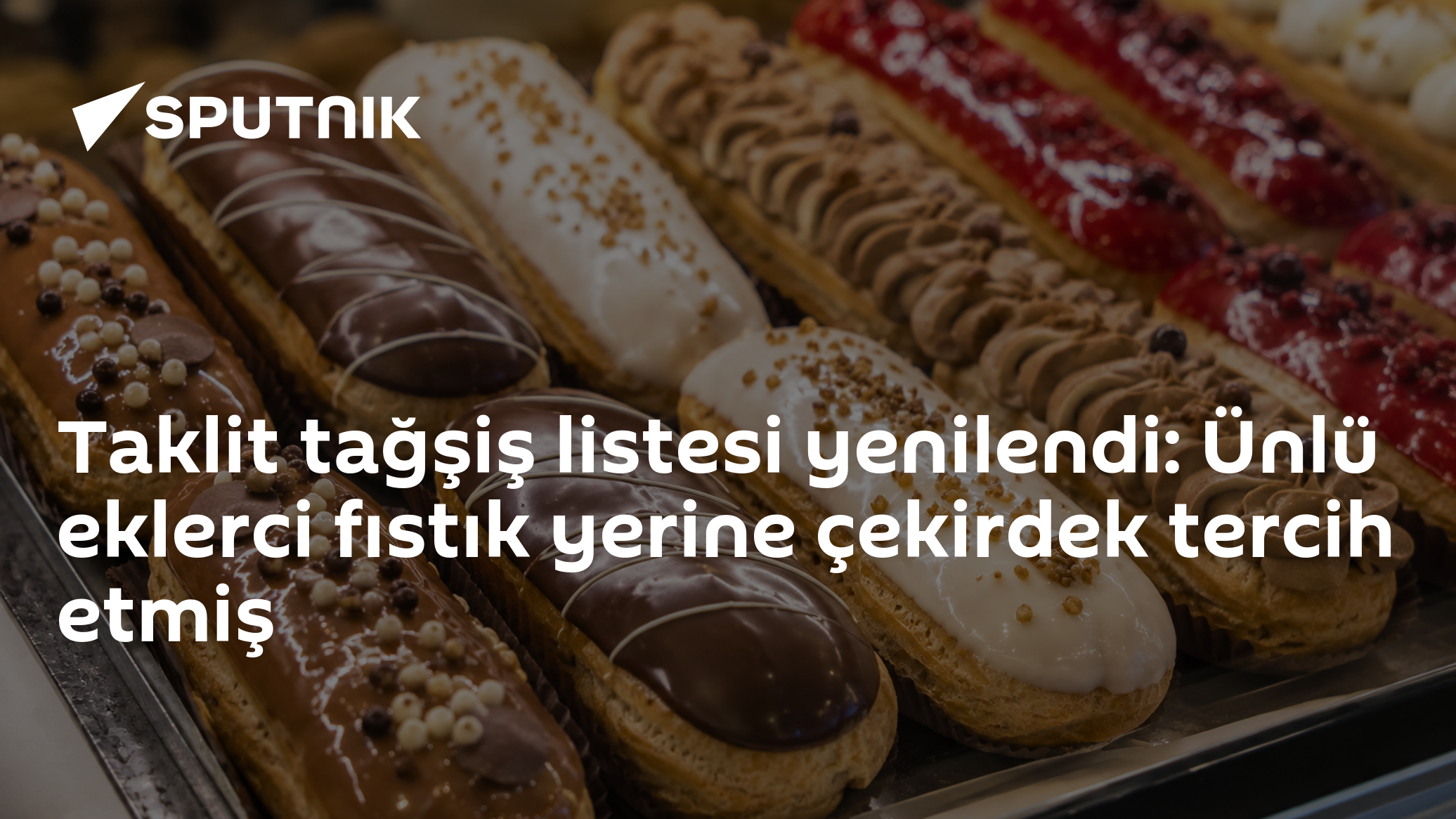 Taklit tağşiş listesi yenilendi: Ünlü eklerci fıstık yerine çekirdek tercih etmiş
