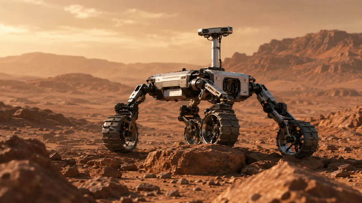 Mars'ın engebeli yollarına akıllı çözüm: NASA yeni aracını işte böyle duyurdu!