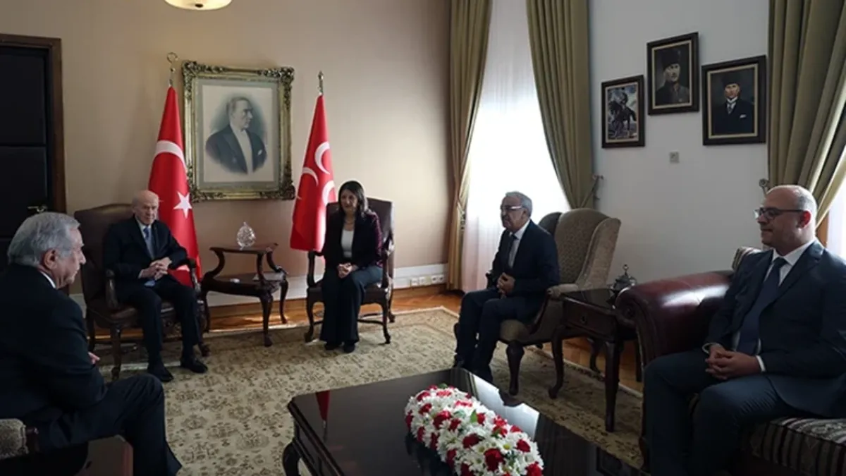 DEM Parti'den MHP lideri Bahçeli'ye ziyaret