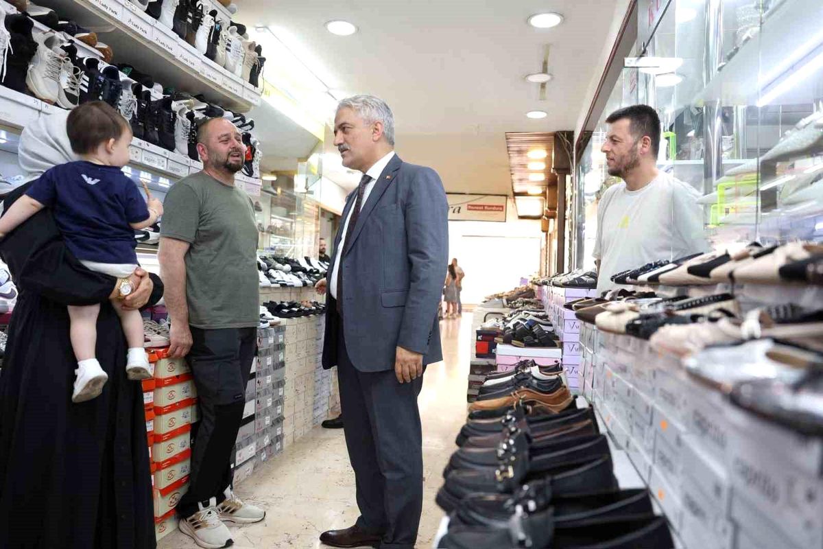 Vali Makas, esnaf ve vatandaşlarla buluştu