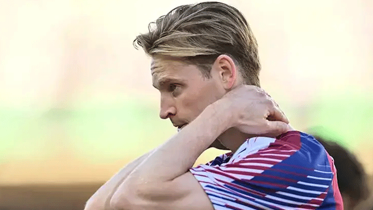 Barcelona'ya Frenkie de Jong şoku! Sahalardan uzak kalacağı süre belli oldu