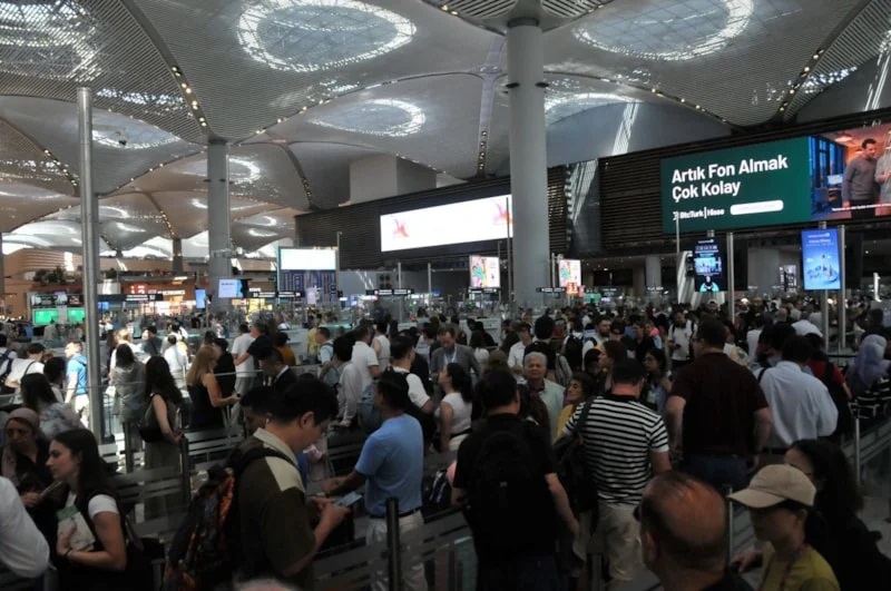 İstanbul Havalimanı'nda yoğunluk