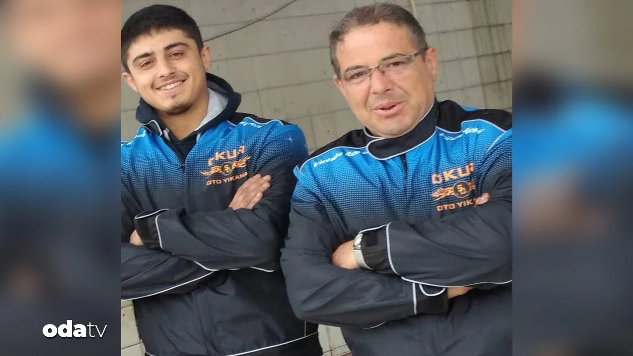 Oğlunu kurtarmak isterken akıma kapıldı